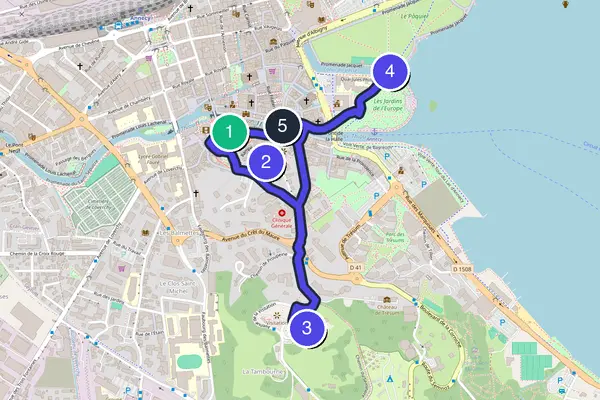 Annecy Walking Tour Map