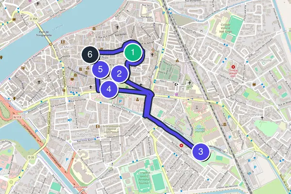 Arles Walking Tour Map