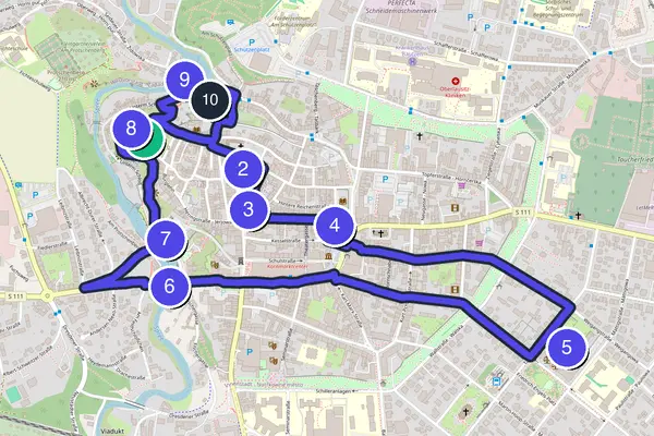 Bautzen Walking Tour Map