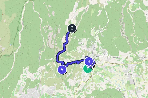 Gordes Walking Tour Map