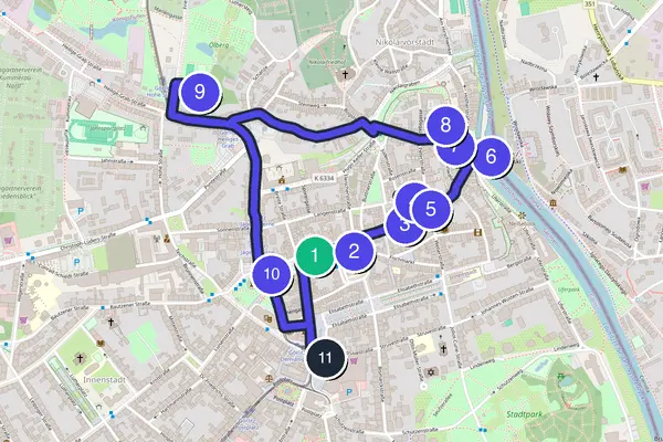 Görlitz Walking Tour Map