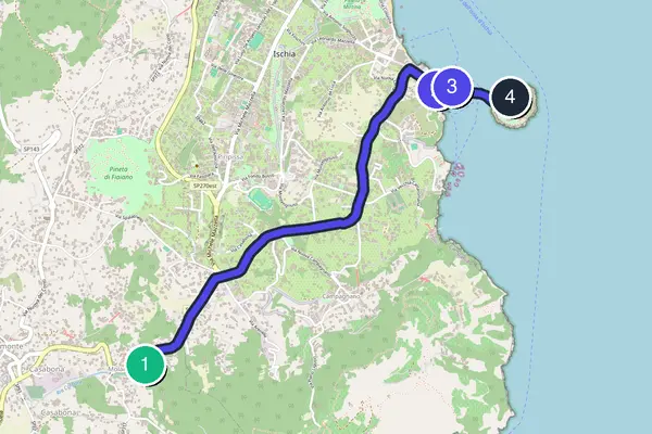 Ischia Walking Tour Map