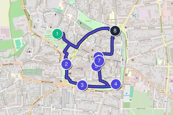Naumburg Walking Tour Map