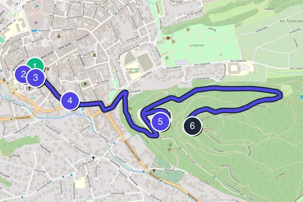 Wernigerode Walking Tour Map