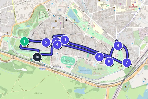 Wittenberg Walking Tour Map